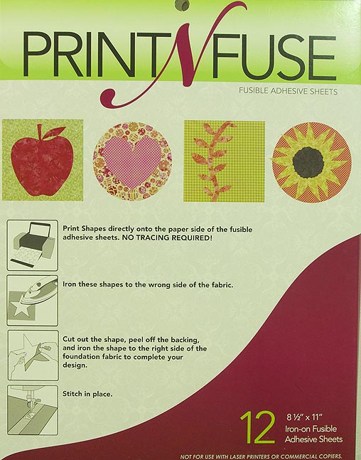 Print N Fuse: Printable Fusible Web Sheets